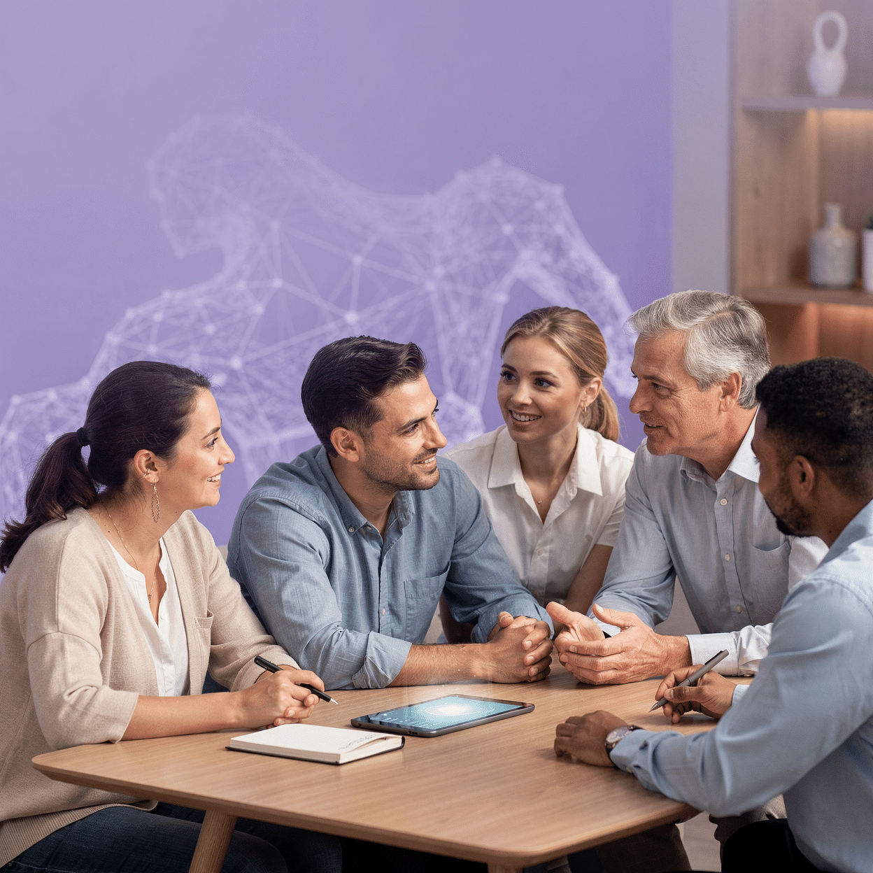 Zorgteam bespreekt innovatie en leiderschap in de zorg